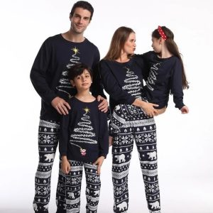 pyjama noel famille couple