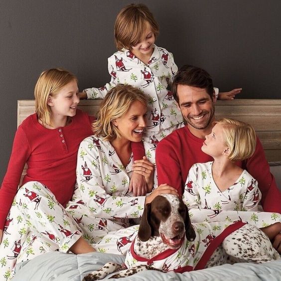 Pyjama noel famille petite image